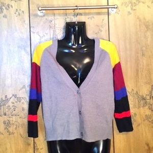 Color Block Cardigan